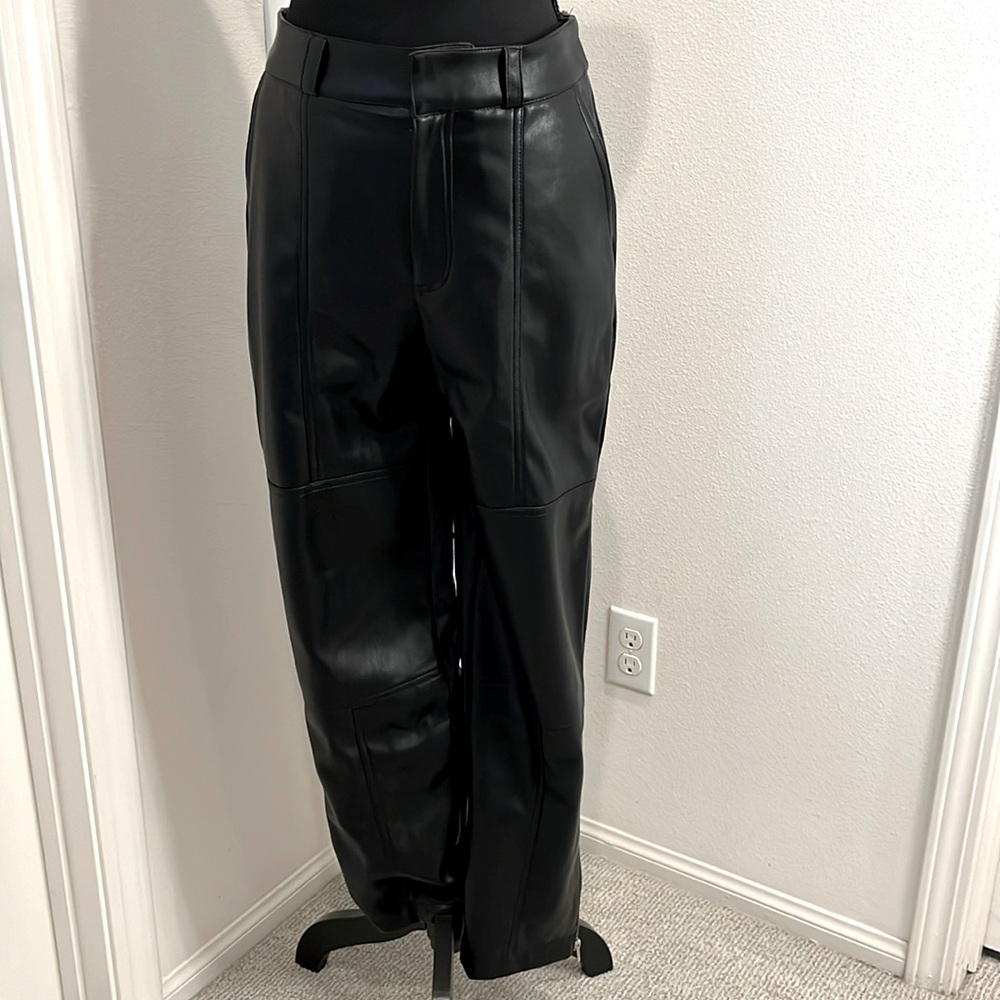 AVEC LES FILLES vegan leather pants